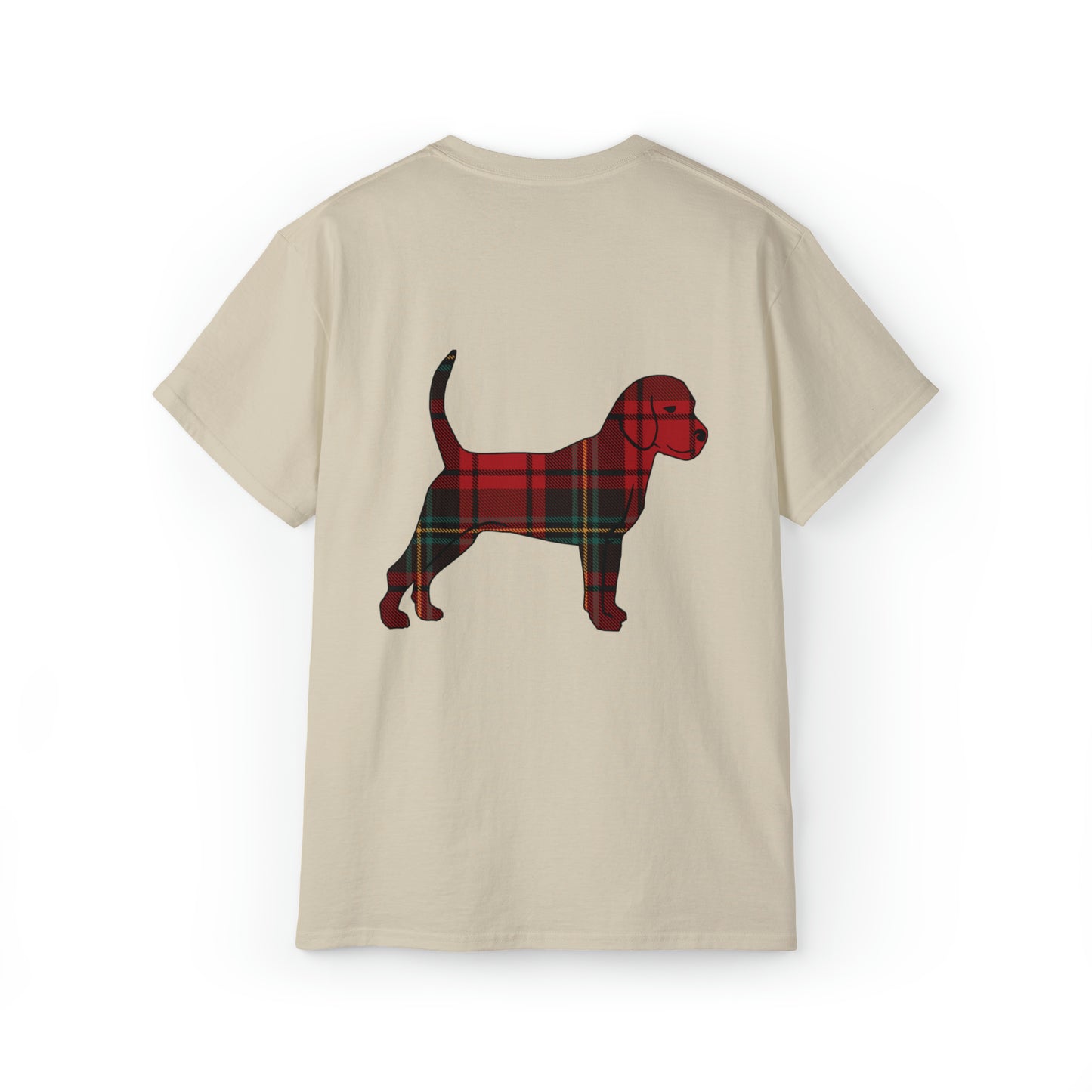 Unleashed Life Holiday Flannel Little Dog Cotton Tee
