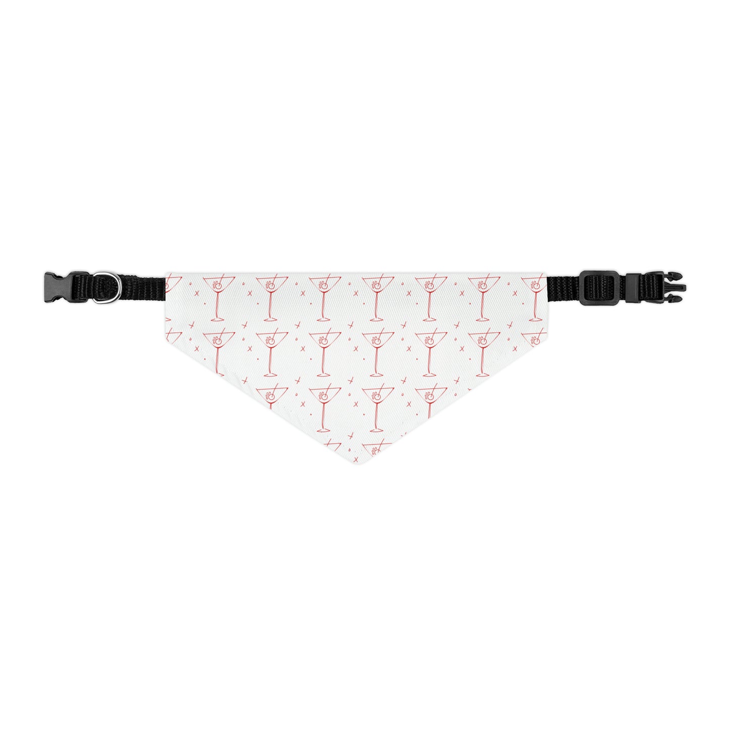 Unleashed Life Dog Martini Patterned Bandana