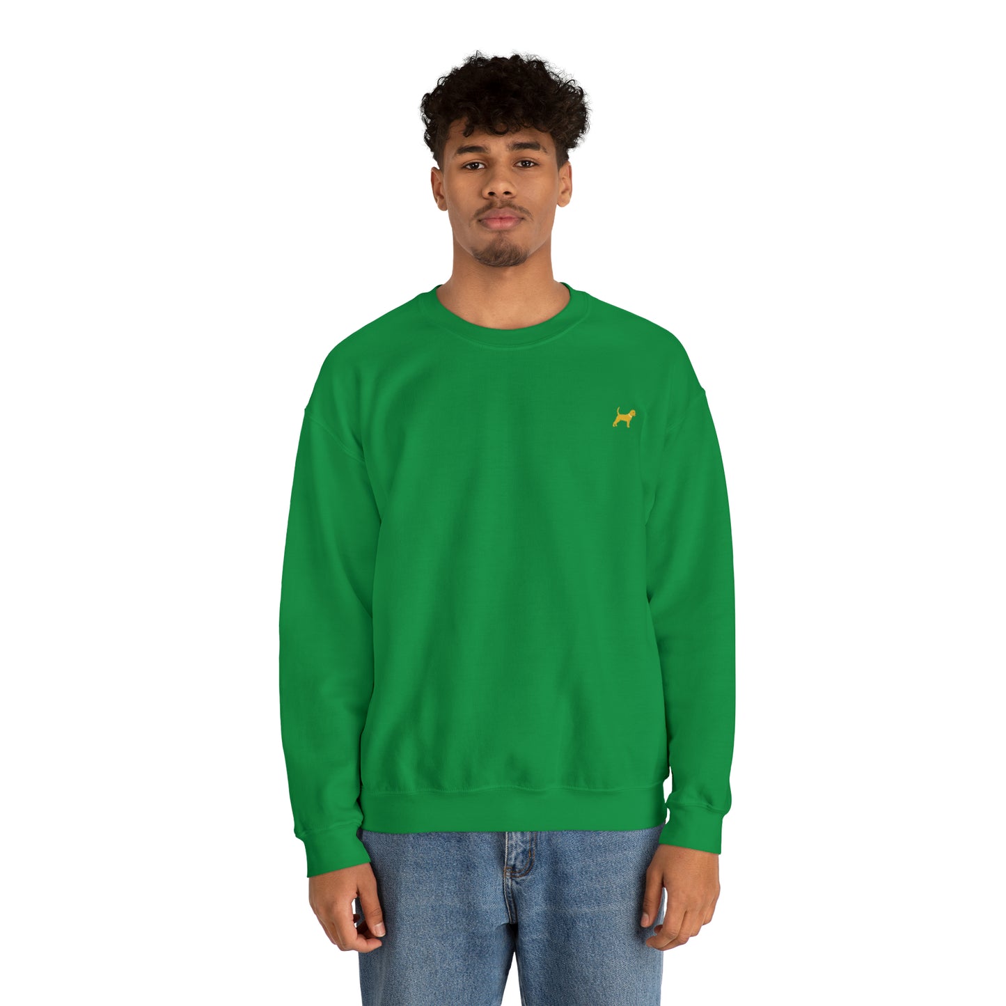 Unleashed Life Little Yellow Dog Crewneck with Script