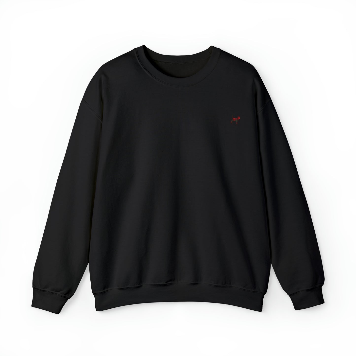 Unleashed Life Holiday Flannel Little Dog Crewneck