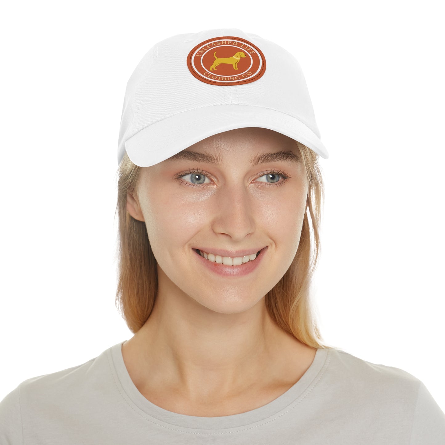 Unleashed Life Dad Hat with Leather Patch