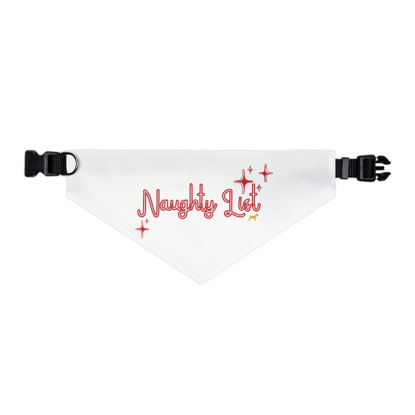 Unleashed Life "Naughty List" Pet Bandana Collar