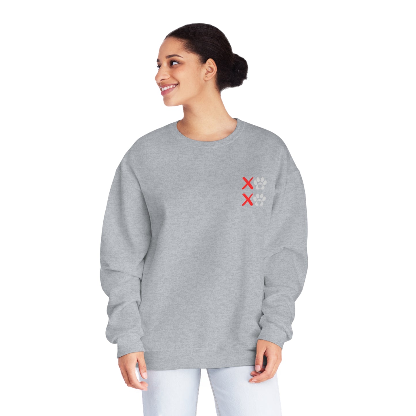 Unleashed Life XOXO Block NuBlend® Crewneck Sweatshirt