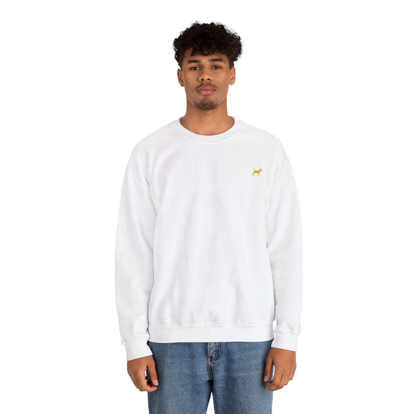 Unleashed Life Little Yellow Dog Crewneck with Script