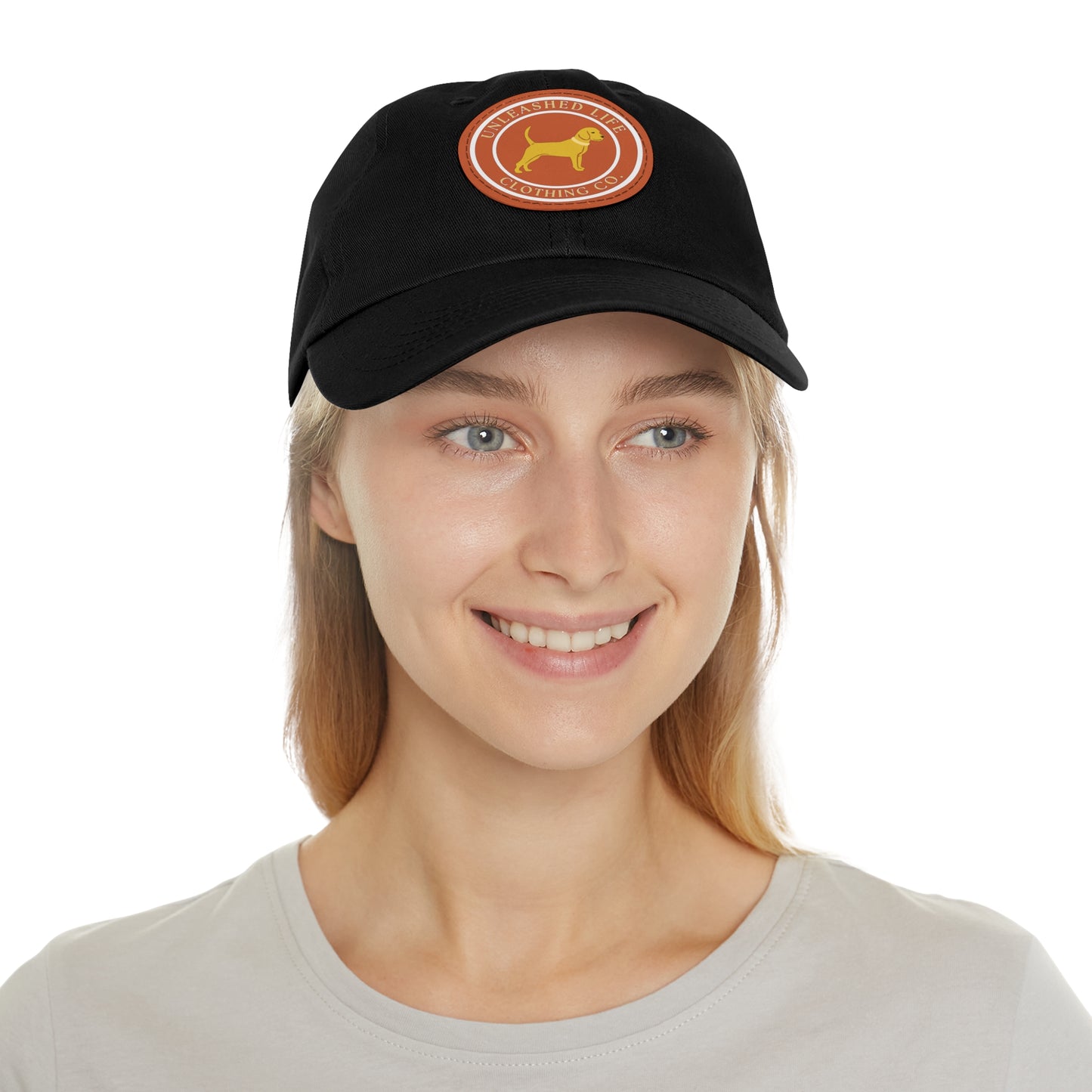 Unleashed Life Dad Hat with Leather Patch