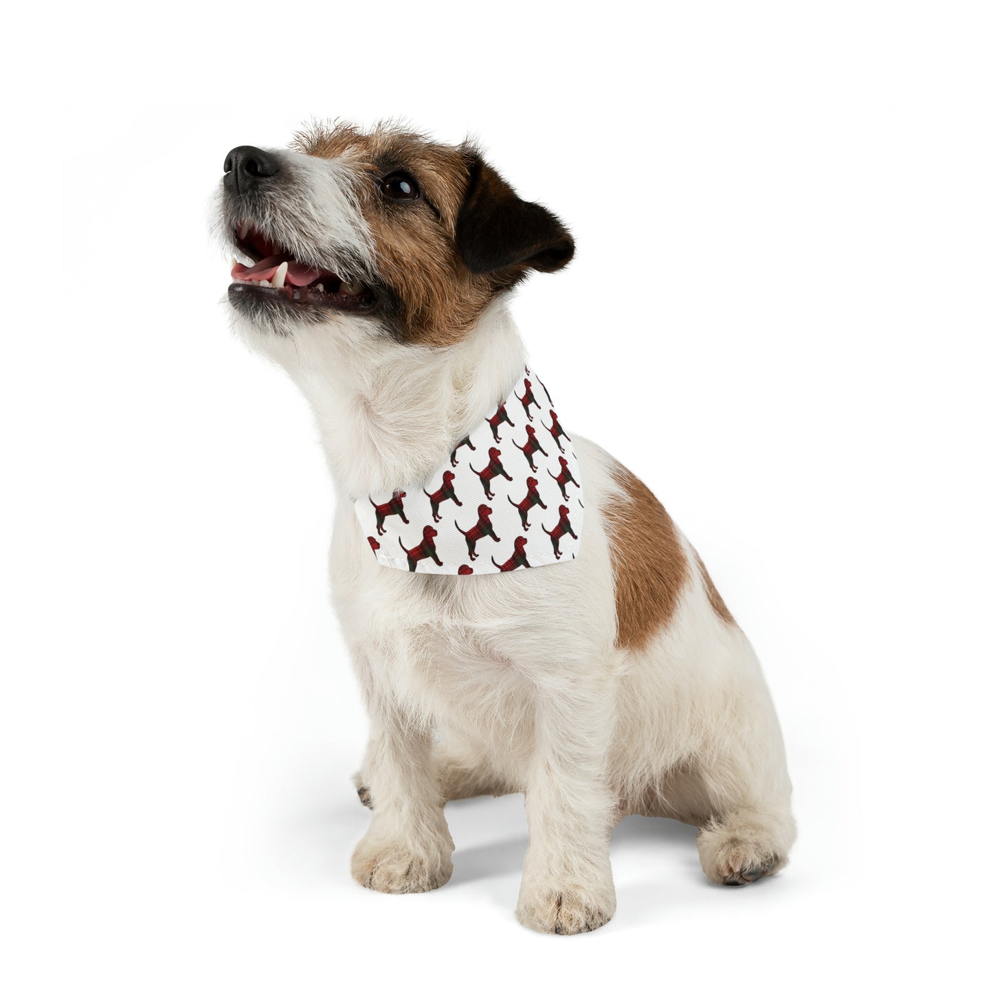 Unleashed Life Holiday Flannel Patterned Little Dog Pet Bandana Collar