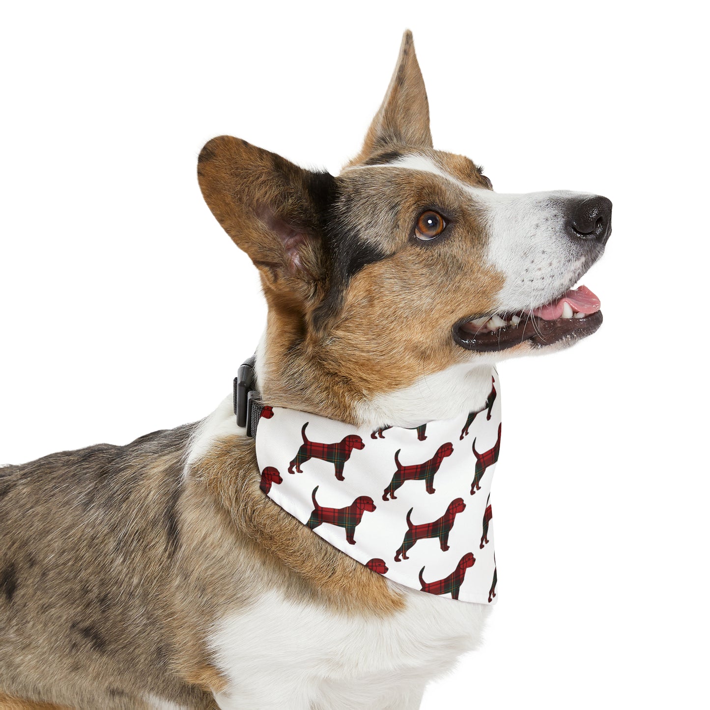 Unleashed Life Holiday Flannel Patterned Little Dog Pet Bandana Collar