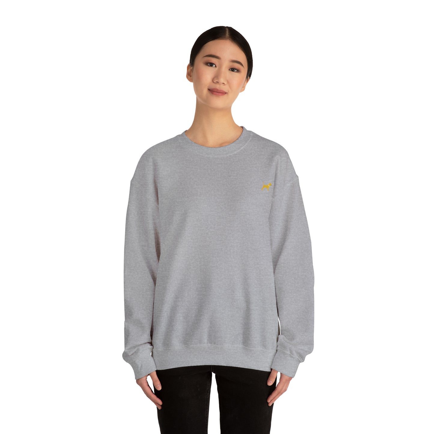 Unleashed Life Little Yellow Dog Crewneck with Script