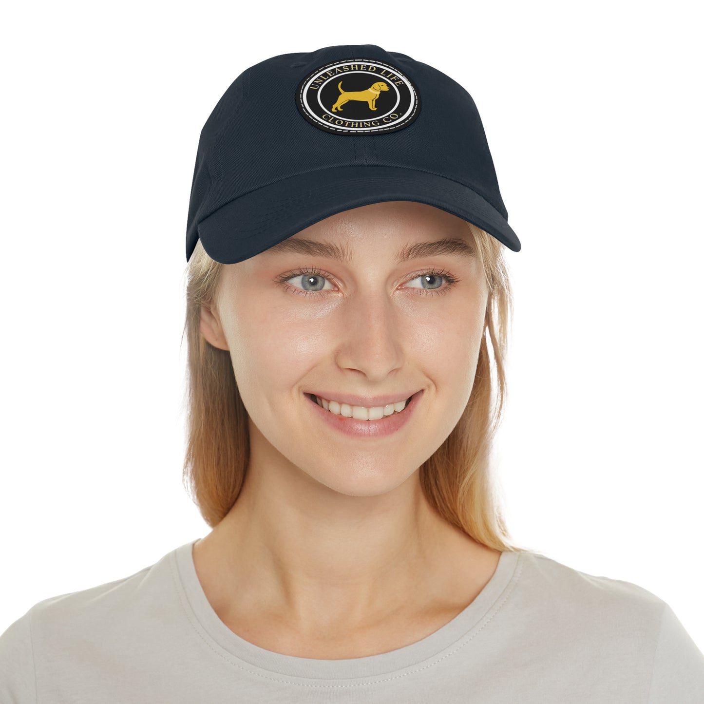 Unleashed Life Dad Hat with Leather Patch