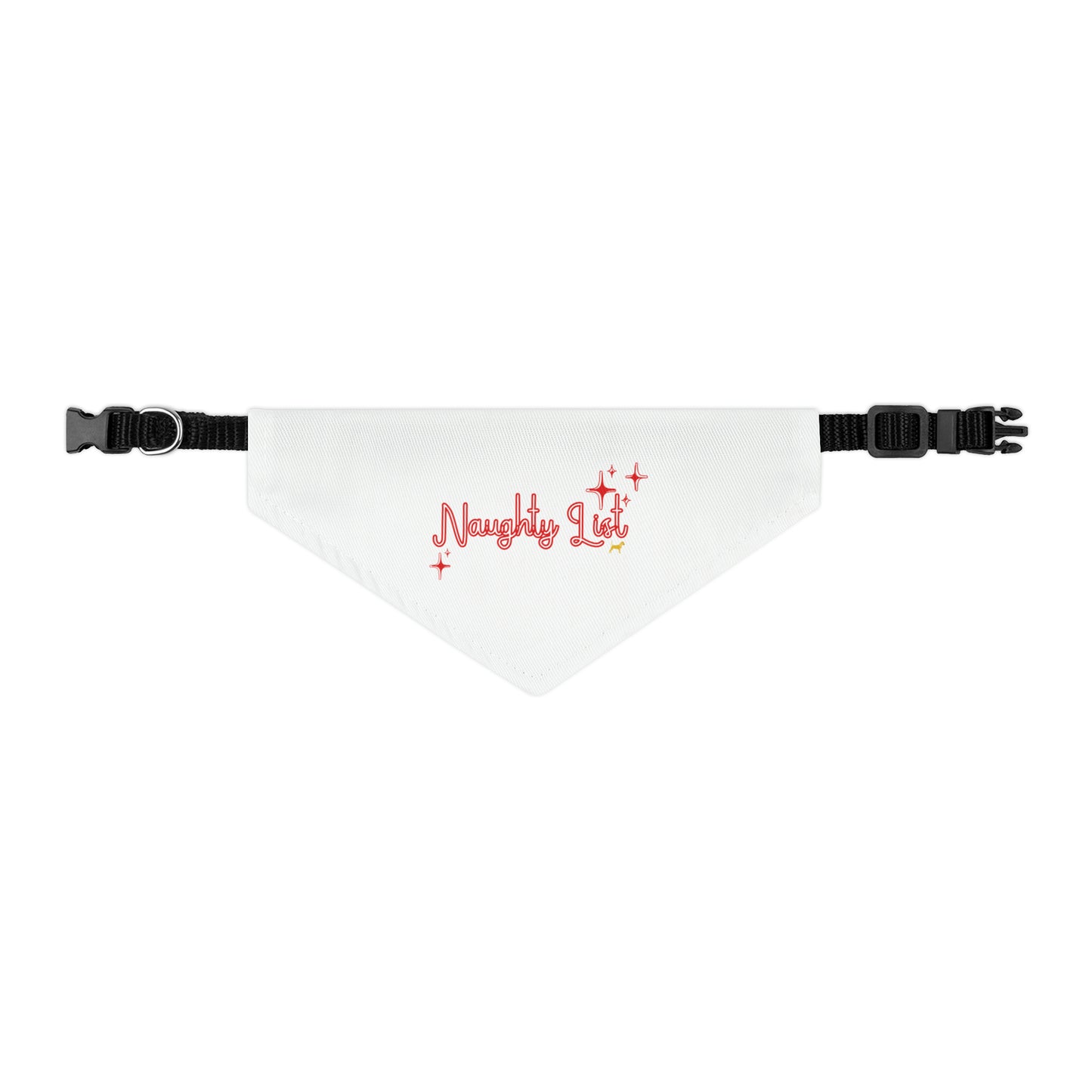 Unleashed Life "Naughty List" Pet Bandana Collar