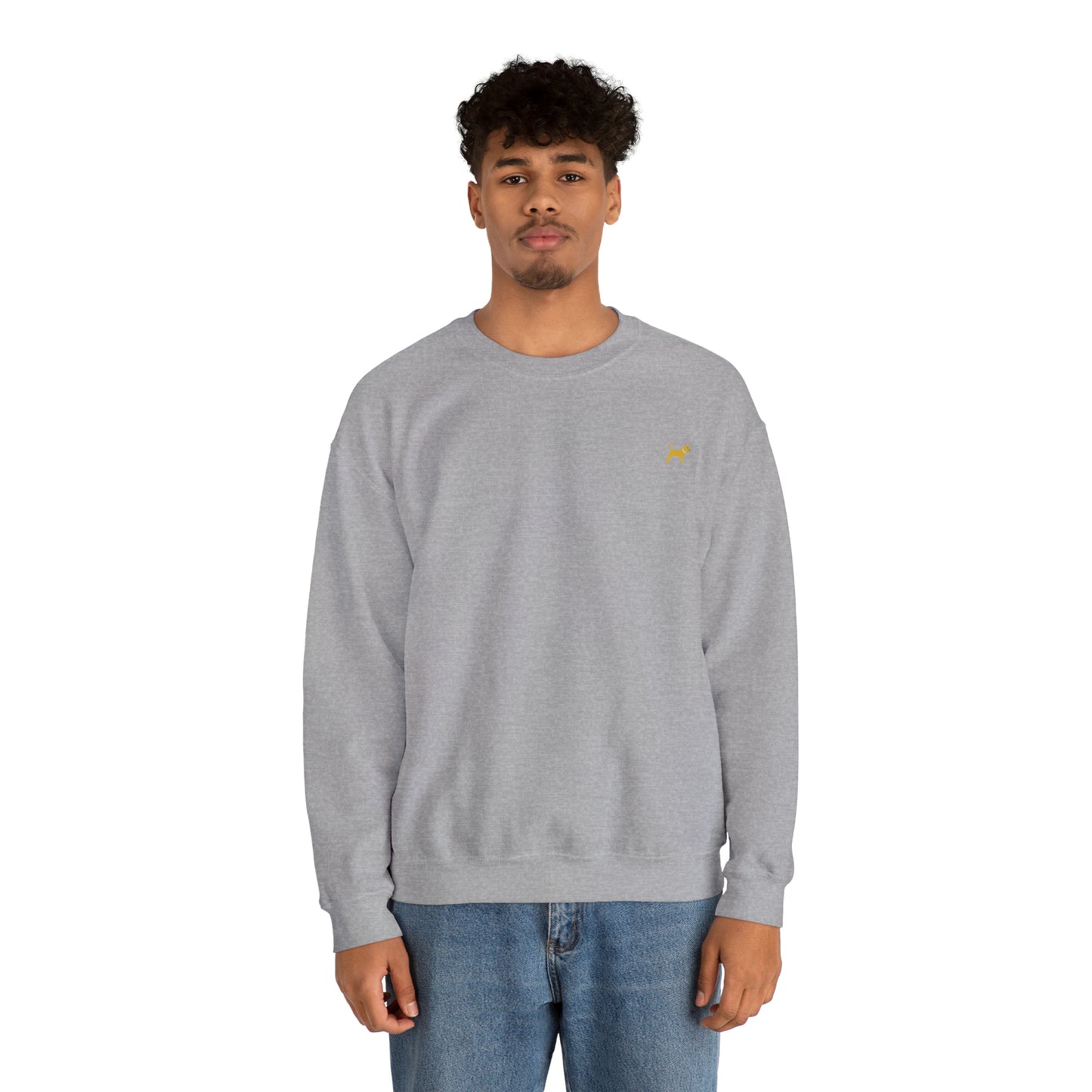 Unleashed Life Little Yellow Dog Crewneck with Script