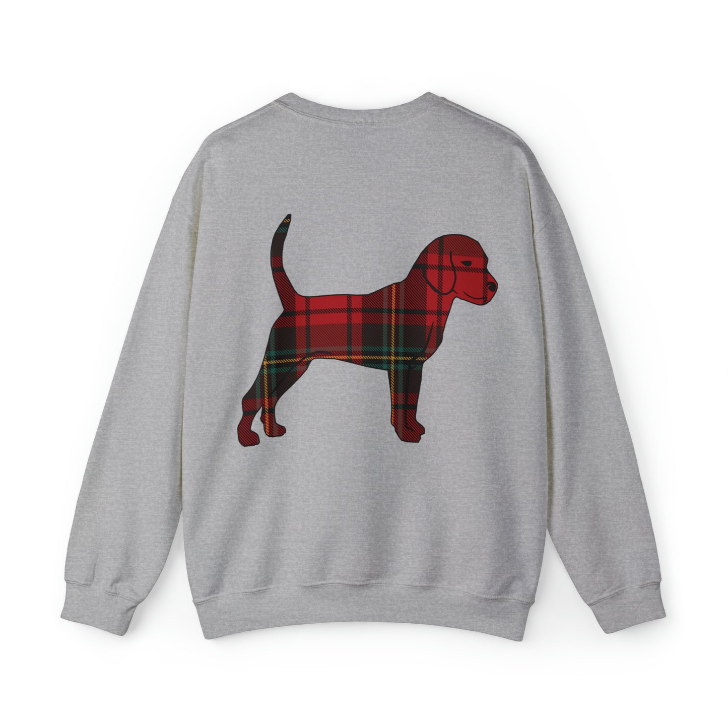 Unleashed Life Holiday Flannel Little Dog Crewneck