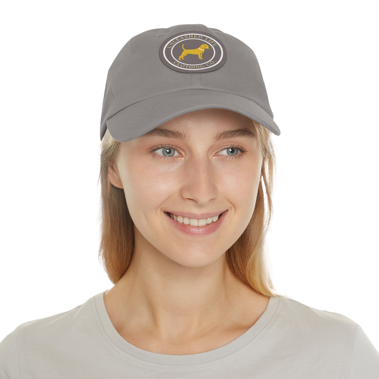 Unleashed Life Dad Hat with Leather Patch