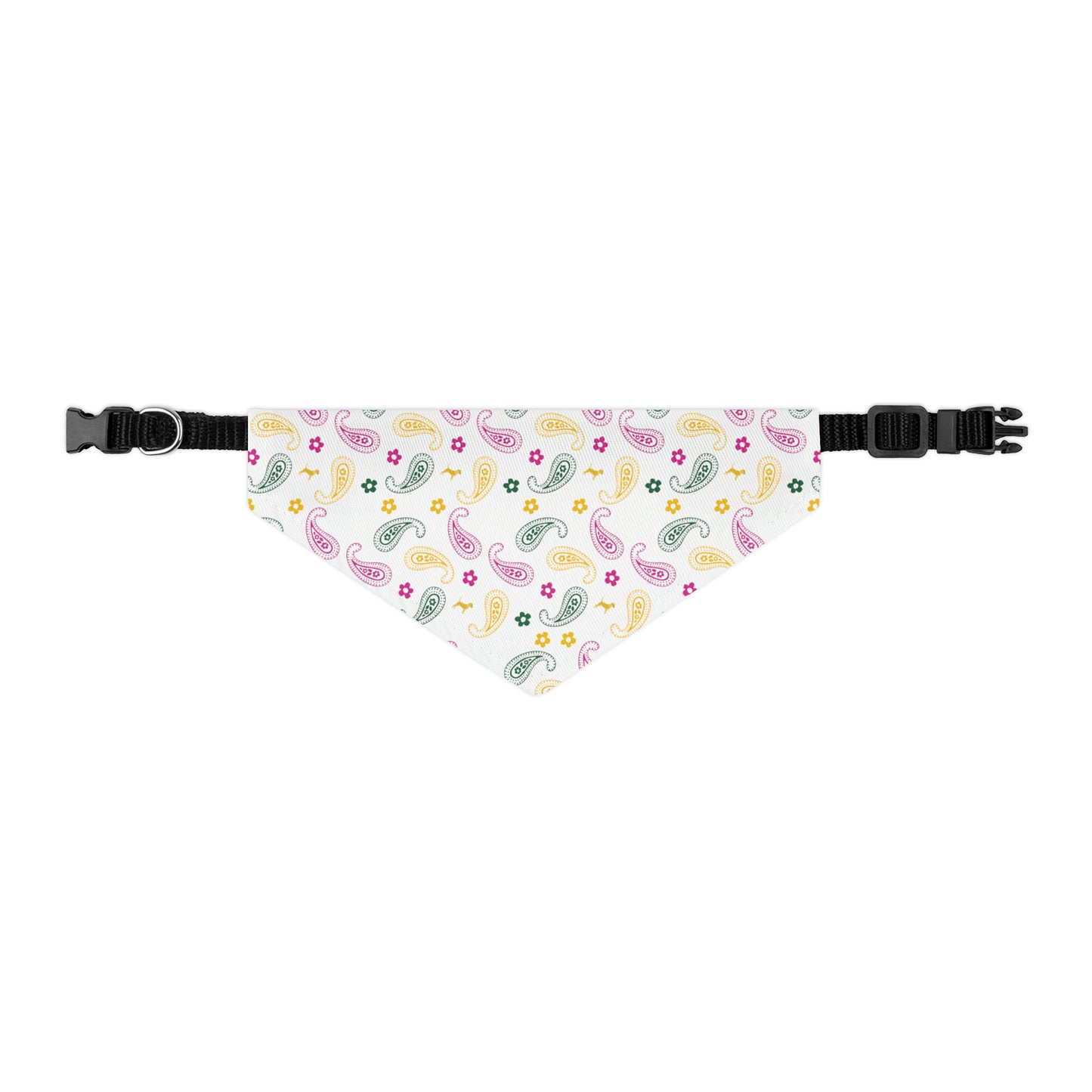 Unleashed Life Paisley Patterned Bandana Collar