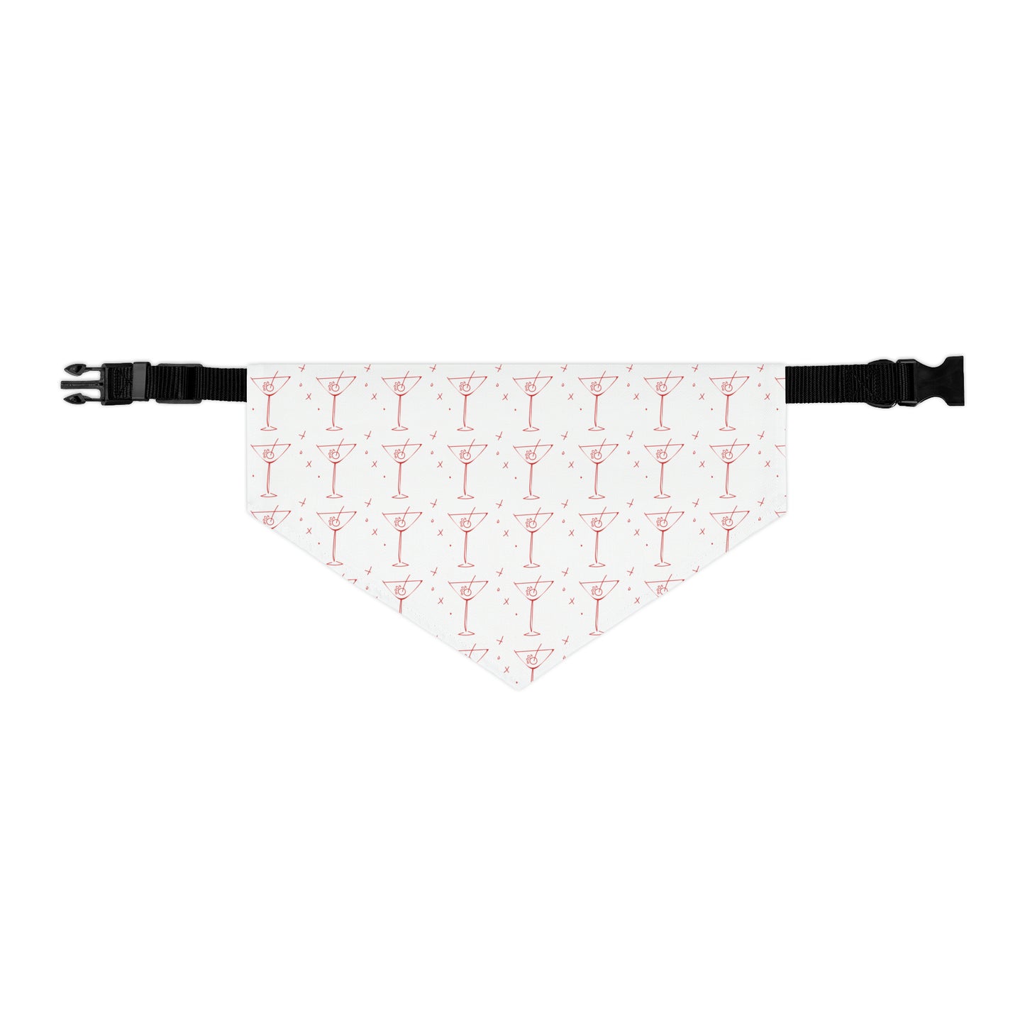 Unleashed Life Dog Martini Patterned Bandana