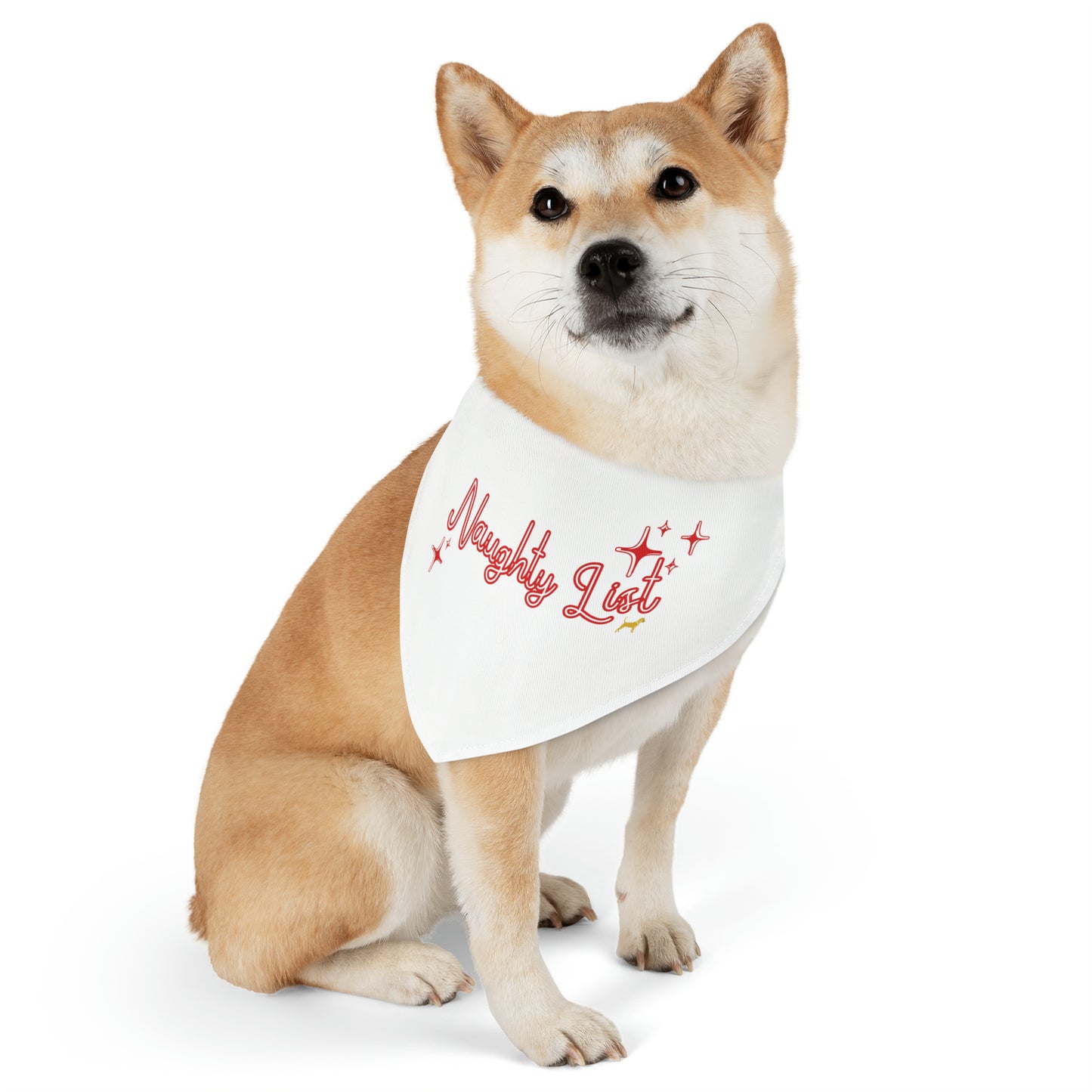 Unleashed Life "Naughty List" Pet Bandana Collar