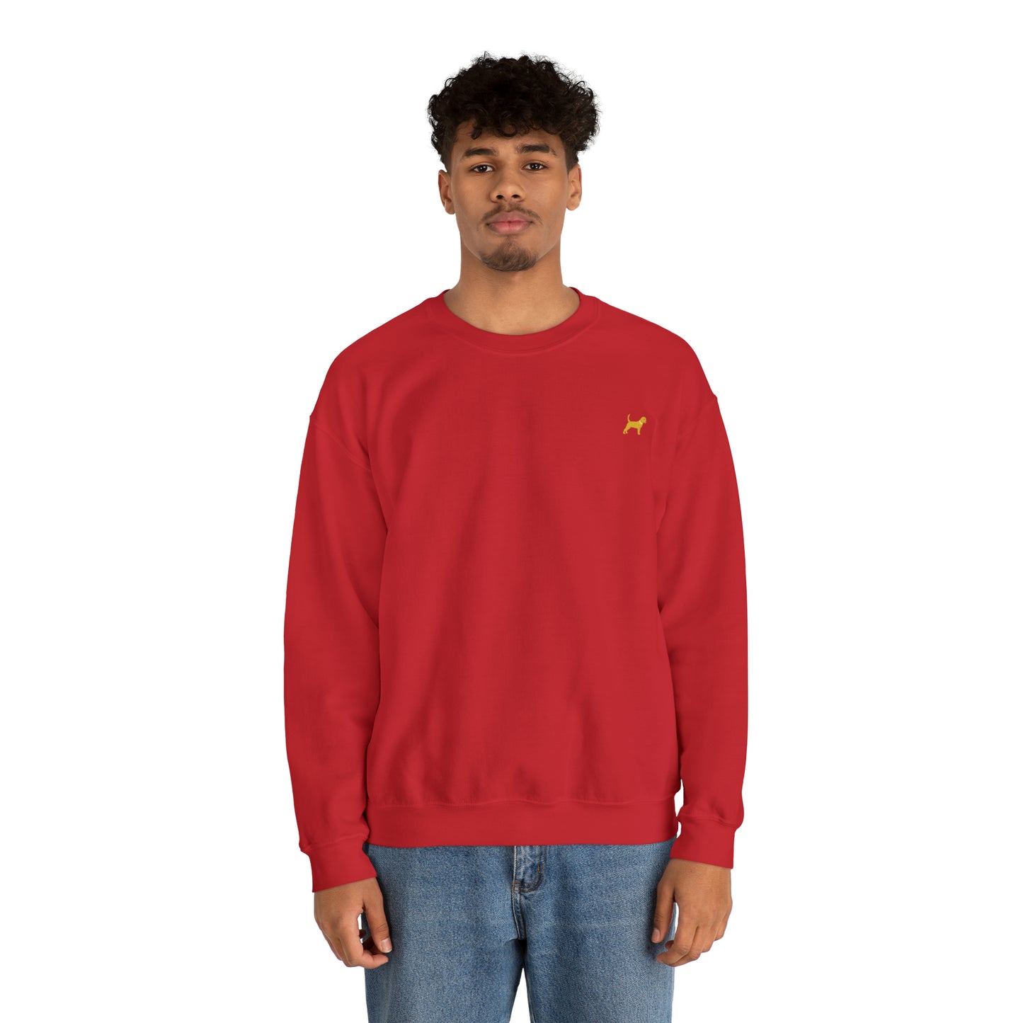 Unleashed Life Little Yellow Dog Crewneck with Script