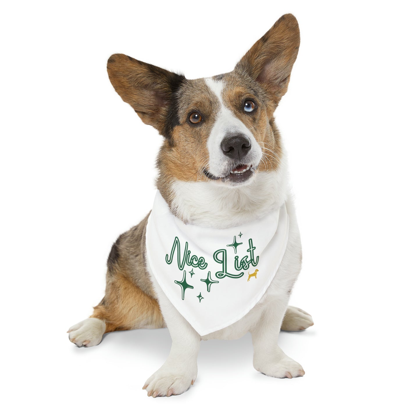 Unleashed Life "Nice List" Pet Bandana Collar