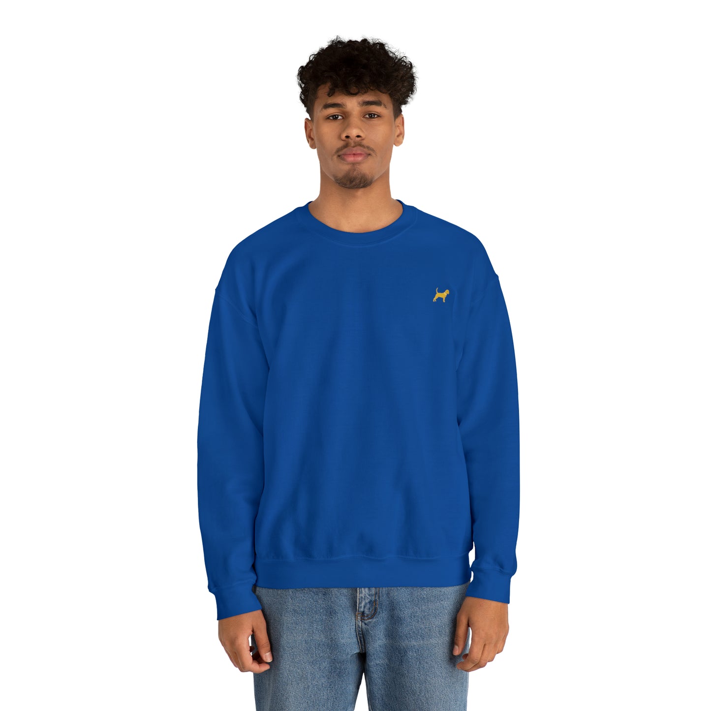 Unleashed Life Little Yellow Dog Crewneck with Script