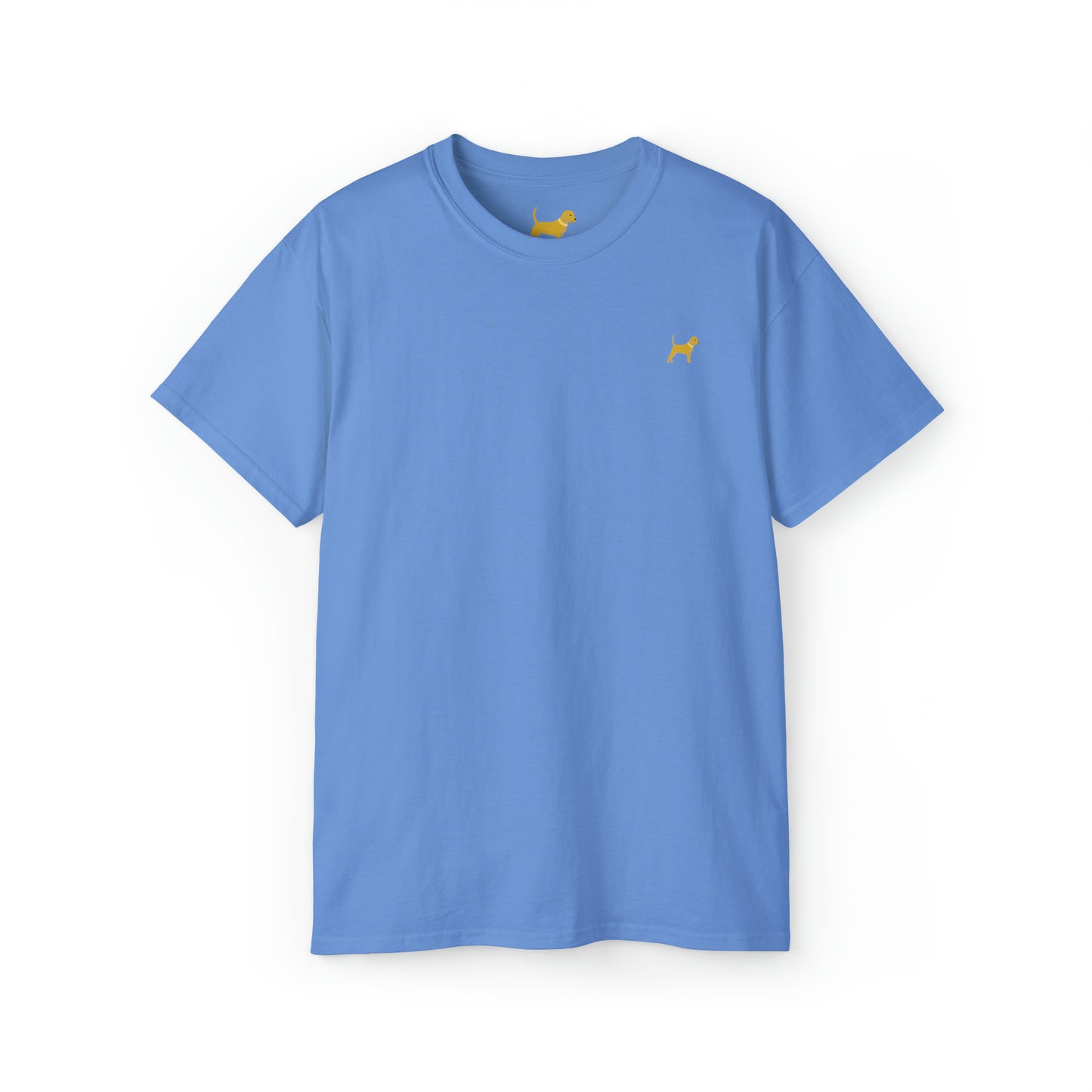 Unleashed Life Little Yellow Dog Cotton Tee with Script