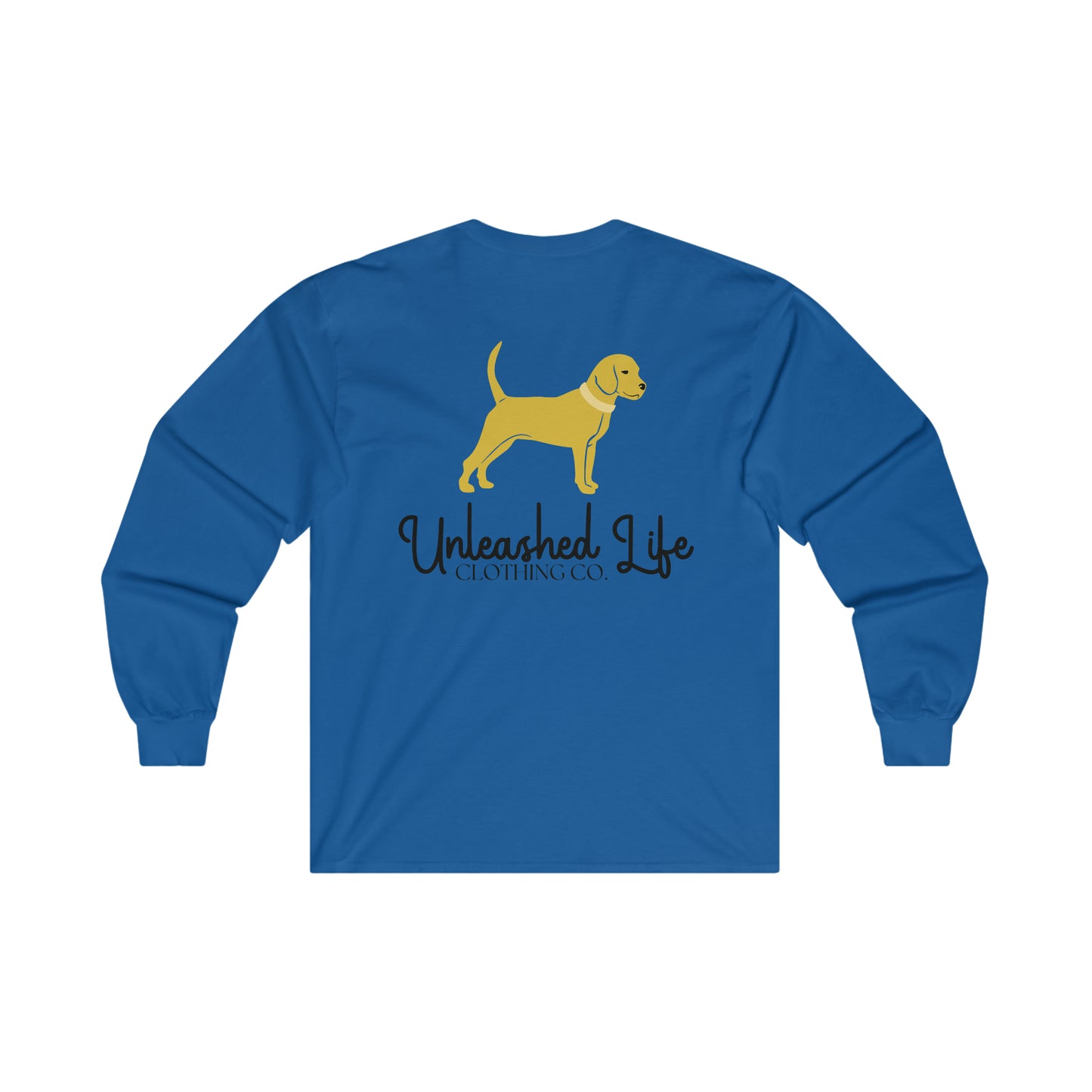 Unleashed Life Little Yellow Dog Long Sleeve with Script