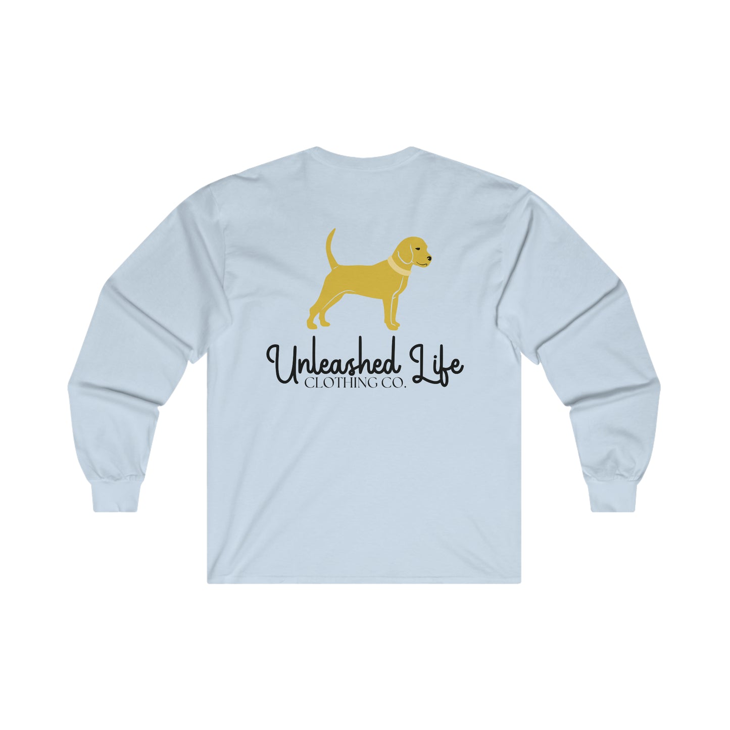 Unleashed Life Little Yellow Dog Long Sleeve with Script