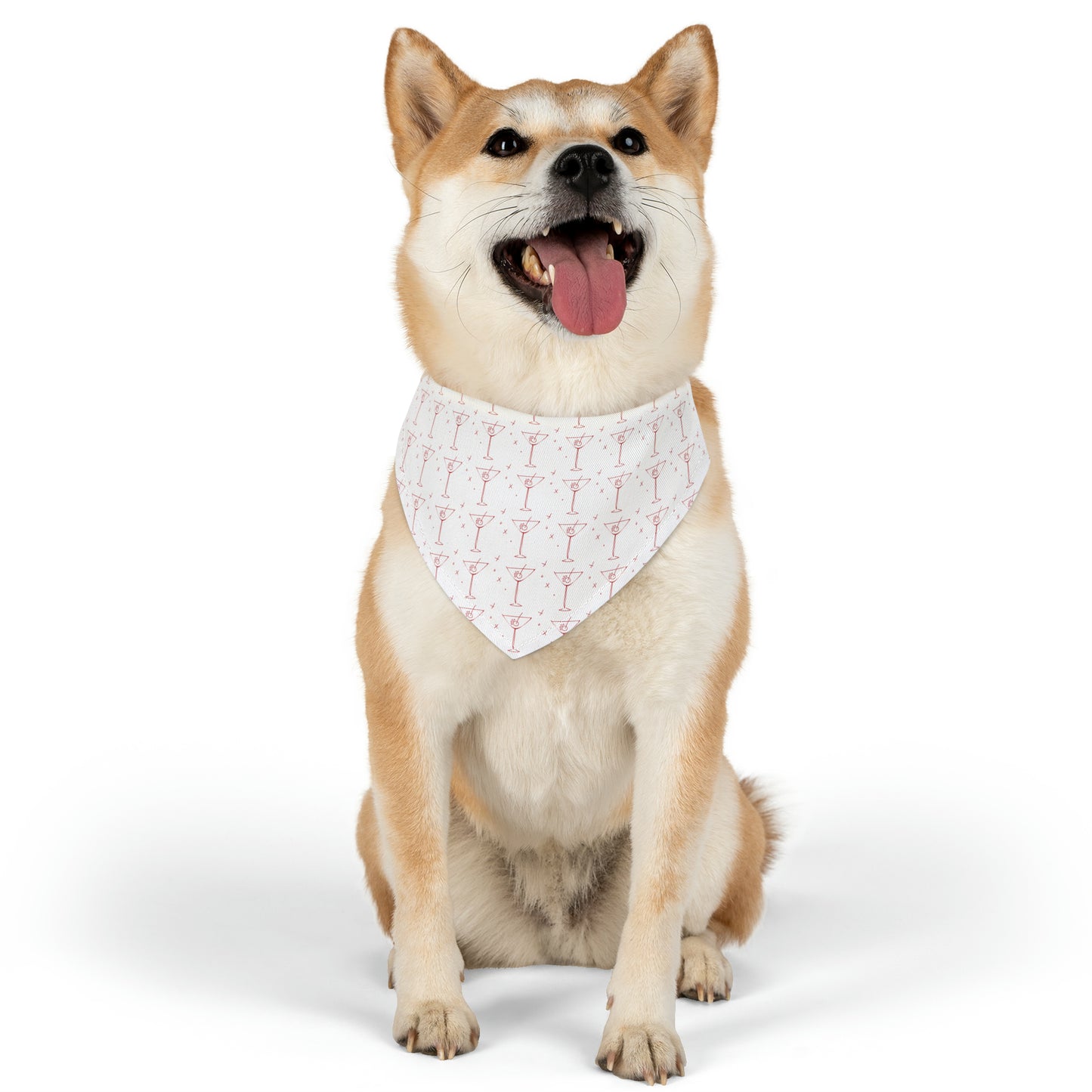 Unleashed Life Dog Martini Patterned Bandana