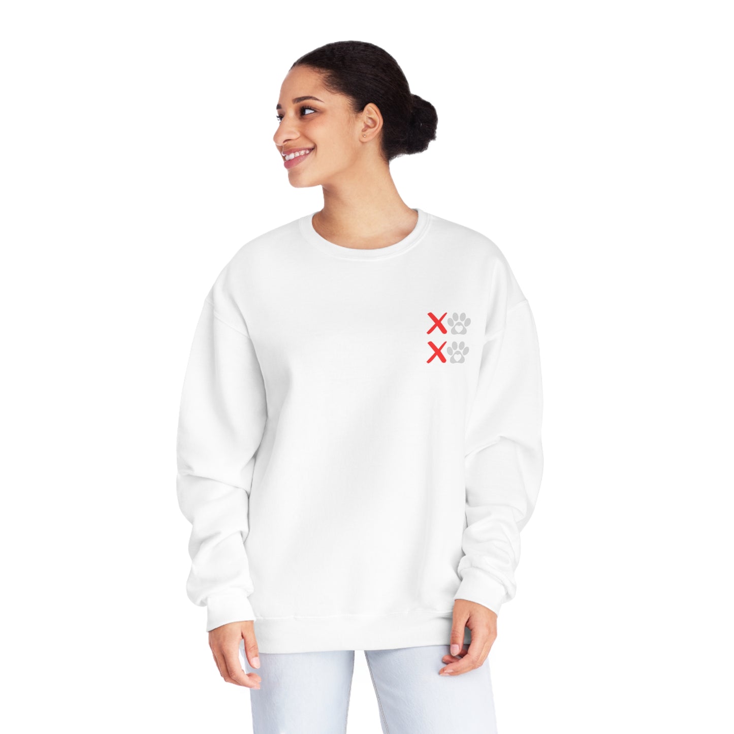 Unleashed Life XOXO Block NuBlend® Crewneck Sweatshirt