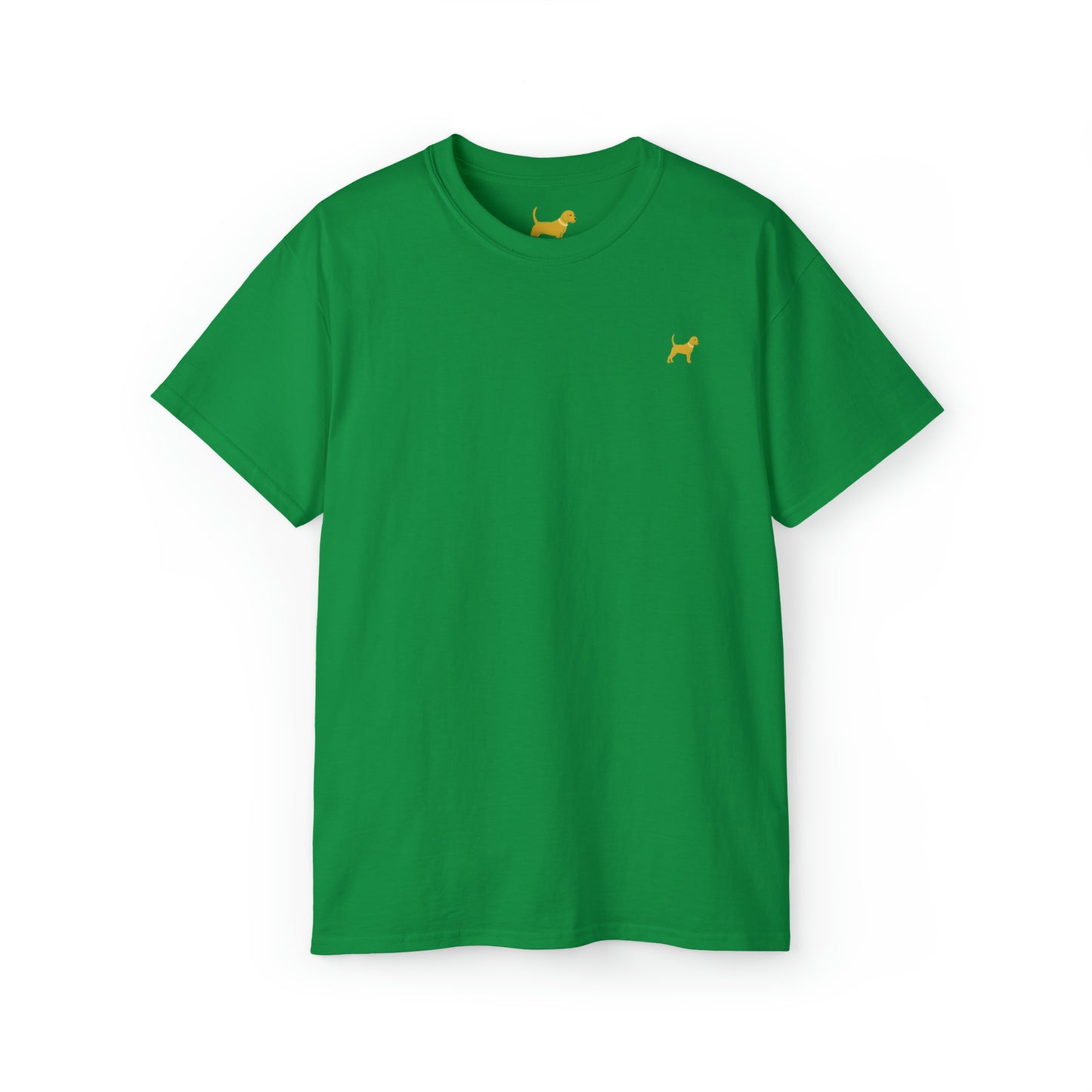 Unleashed Life Little Yellow Dog Cotton Tee with Script