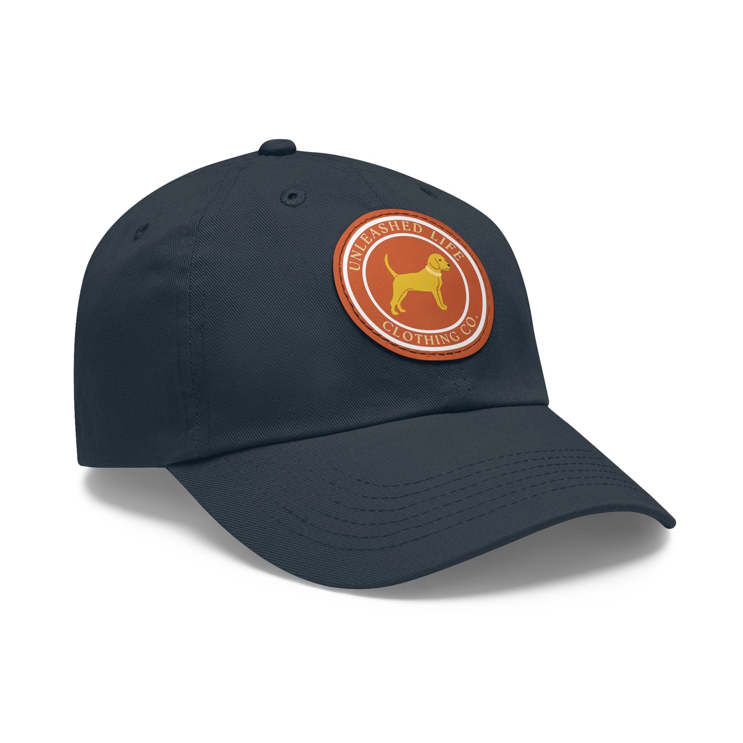 Unleashed Life Dad Hat with Leather Patch