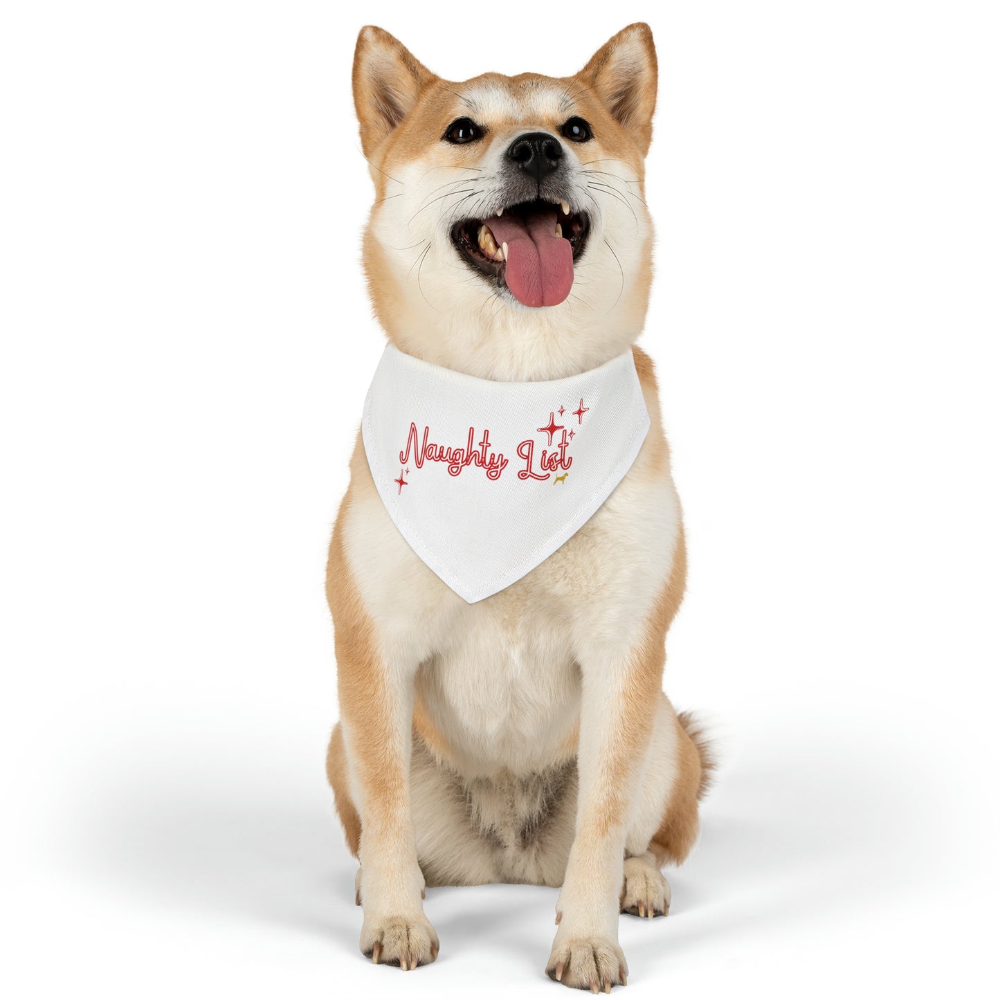 Unleashed Life "Naughty List" Pet Bandana Collar