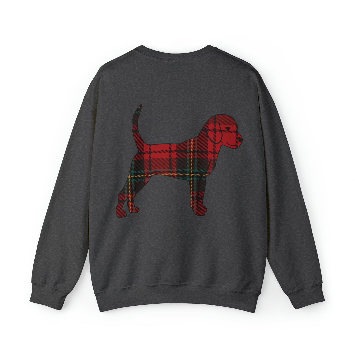 Unleashed Life Holiday Flannel Little Dog Crewneck