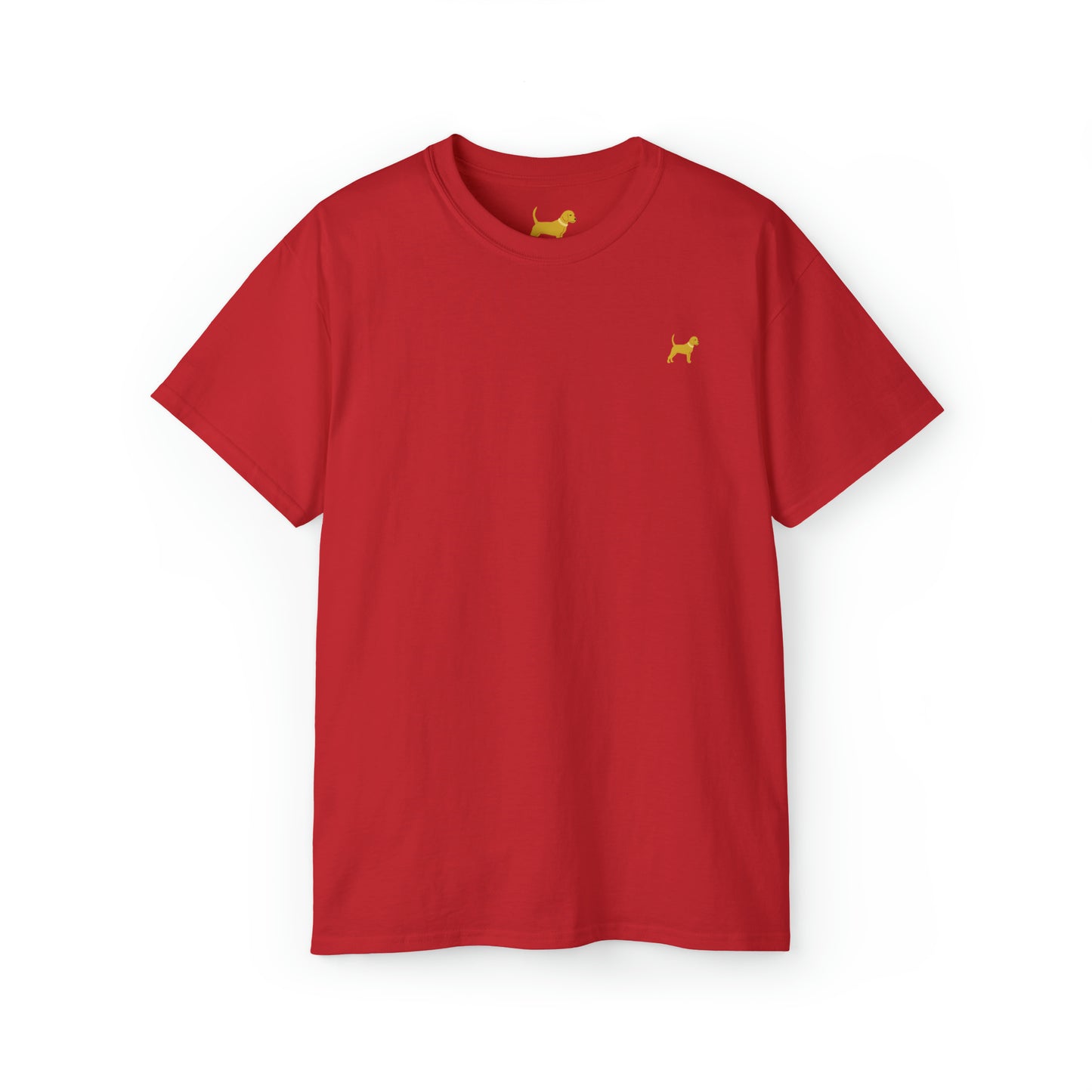 Unleashed Life Little Yellow Dog Cotton Tee with Script