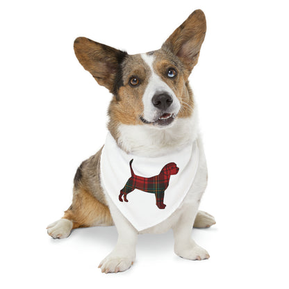 Unleashed Life Holiday Flannel Little Dog Pet Bandana Collar