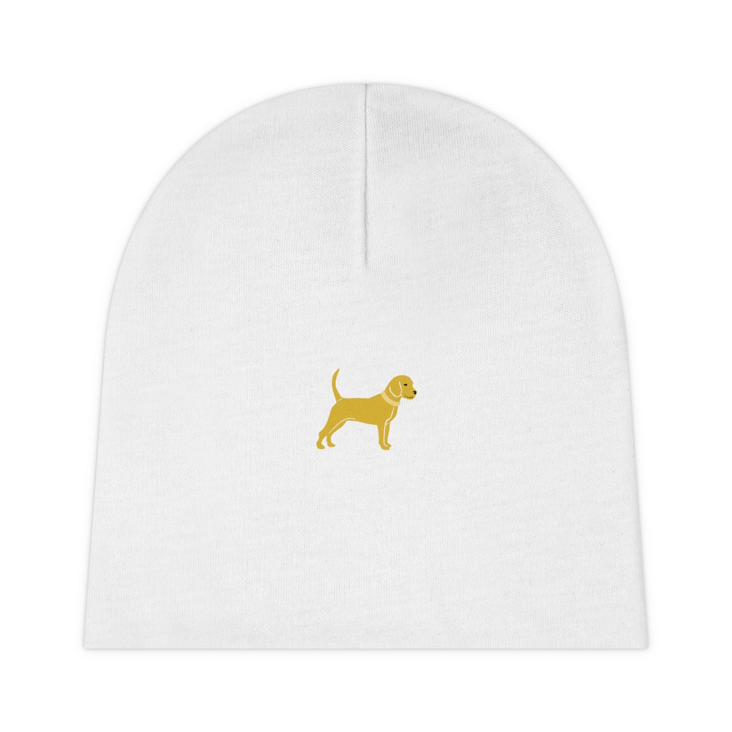 Unleashed Life Little Yellow Dog Icon Baby Beanie