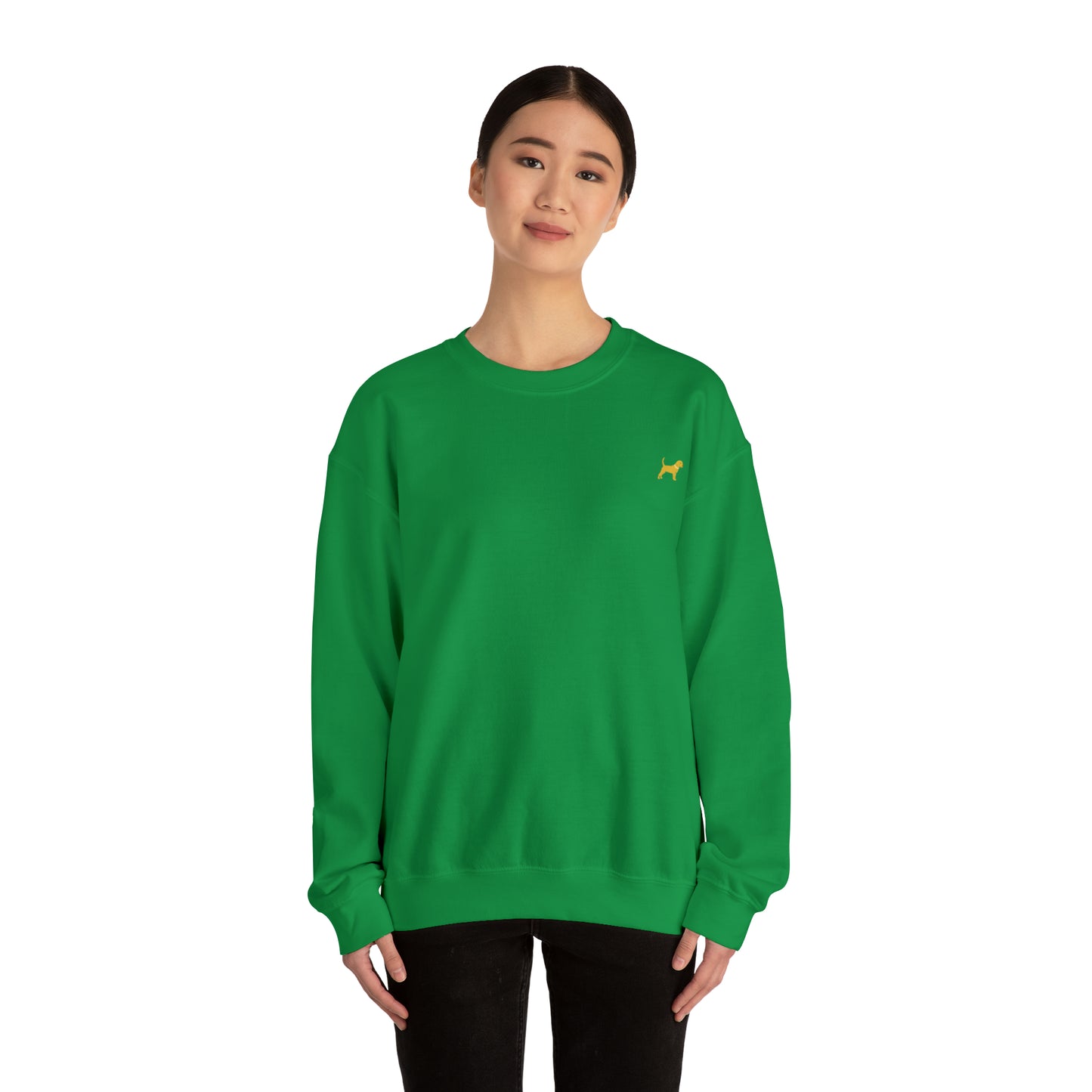 Unleashed Life Little Yellow Dog Crewneck with Script