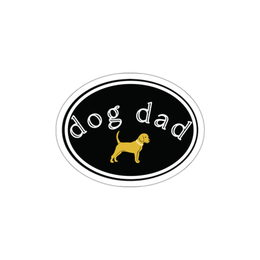 Unleashed Life Dog Dad Sticker