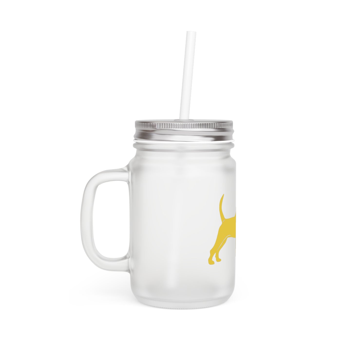 Unleashed Life Little Yellow Dog Mason Jar Cup