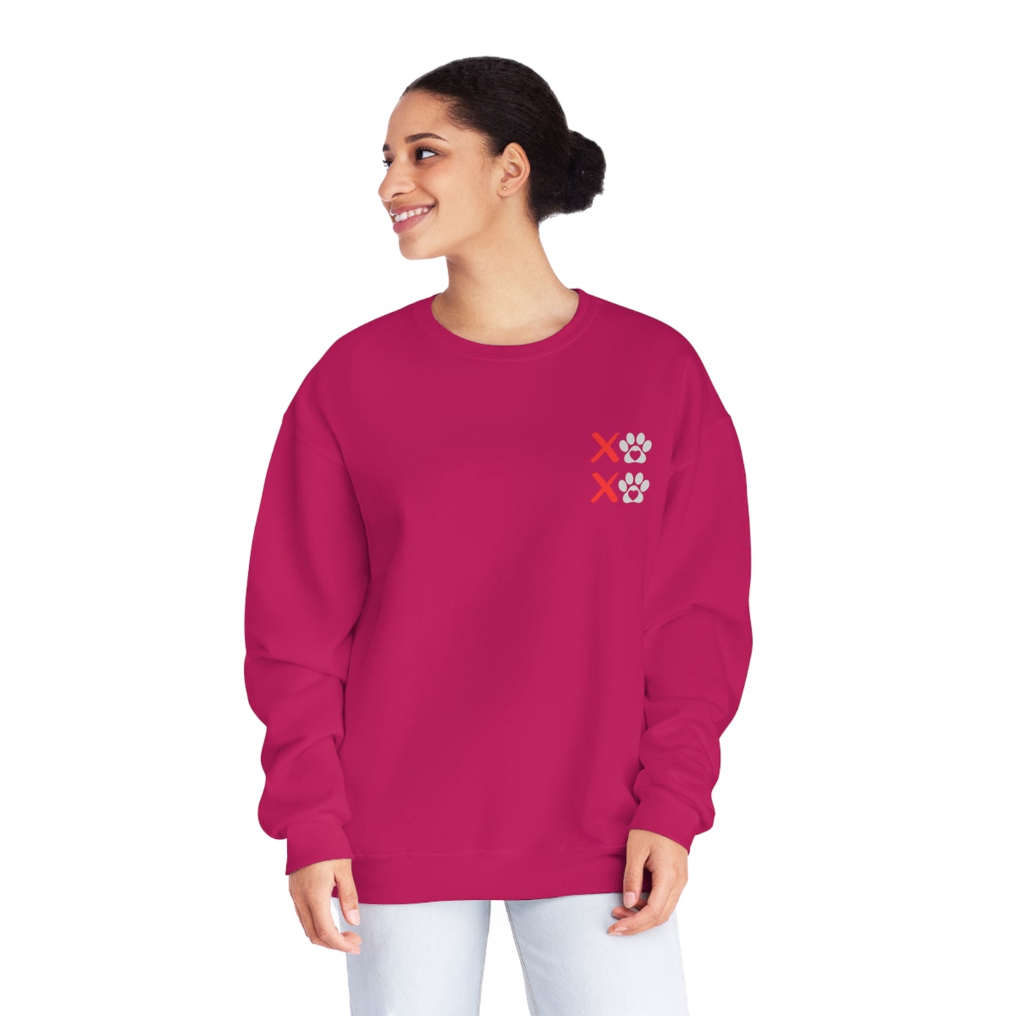 Unleashed Life XOXO Block NuBlend® Crewneck Sweatshirt
