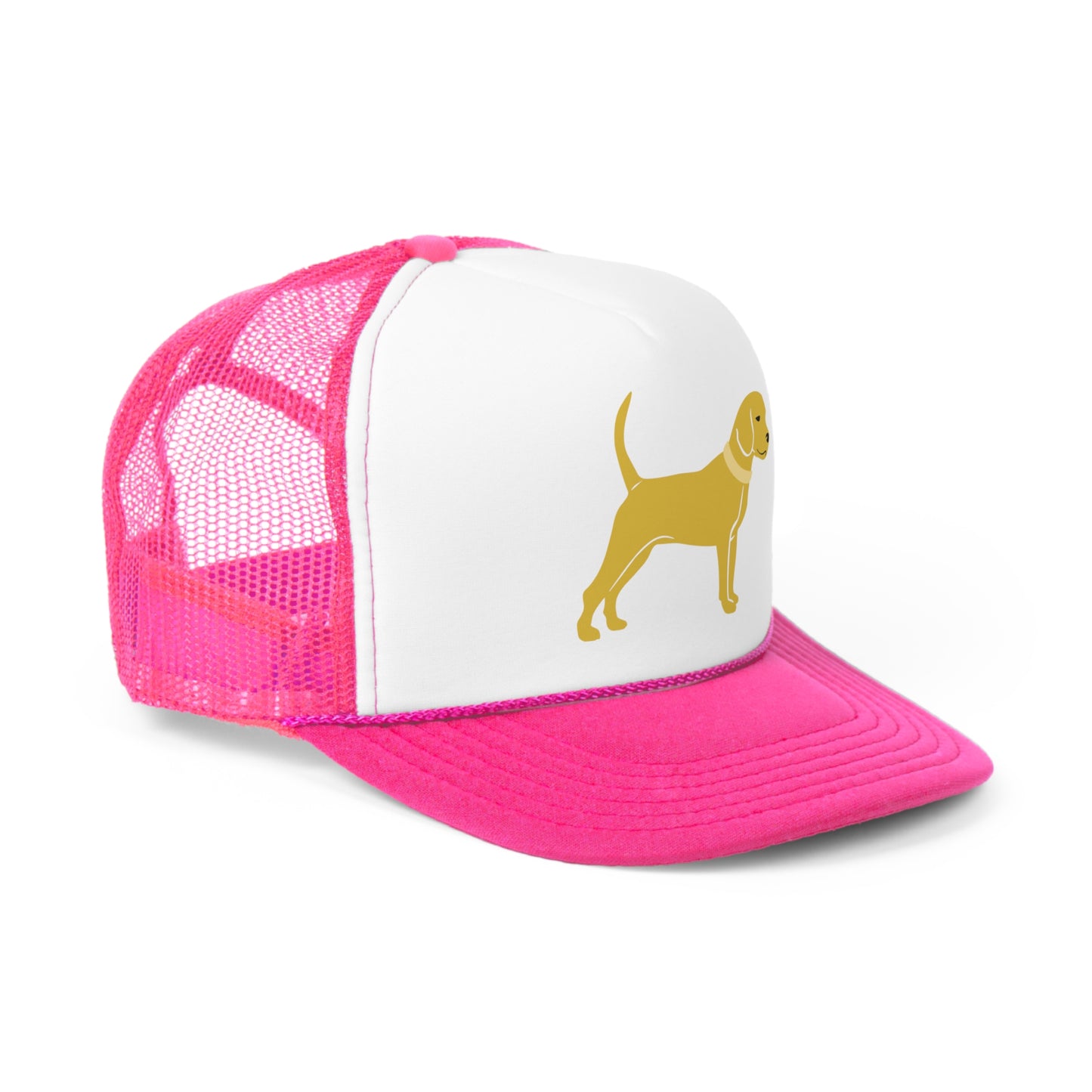 Unleashed Life Little Yellow Dog Trucker Hat