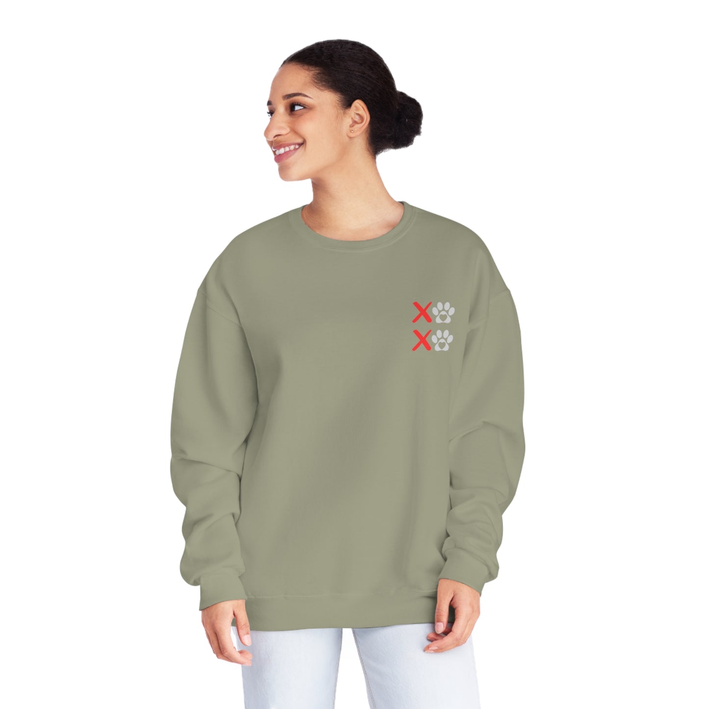 Unleashed Life XOXO Block NuBlend® Crewneck Sweatshirt