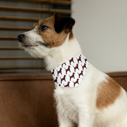 Unleashed Life Holiday Flannel Patterned Little Dog Pet Bandana Collar