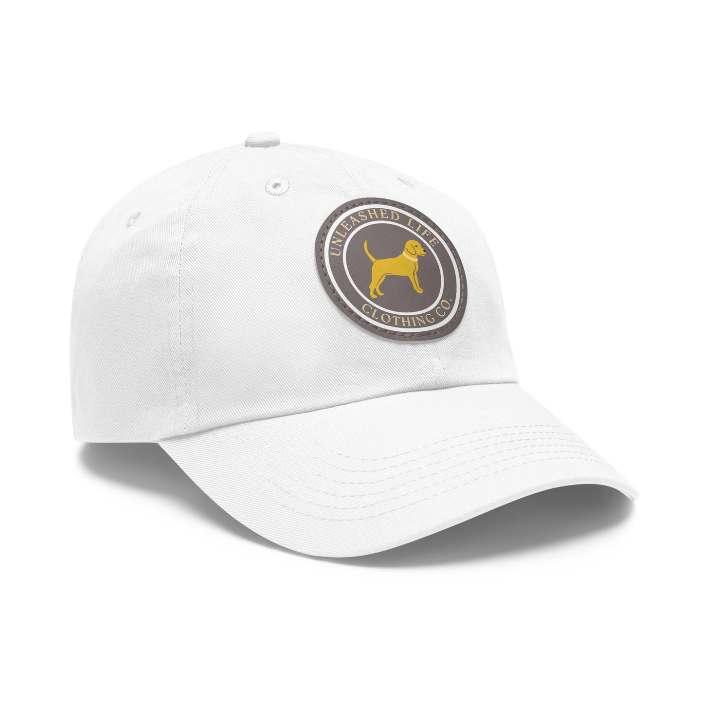 Unleashed Life Dad Hat with Leather Patch