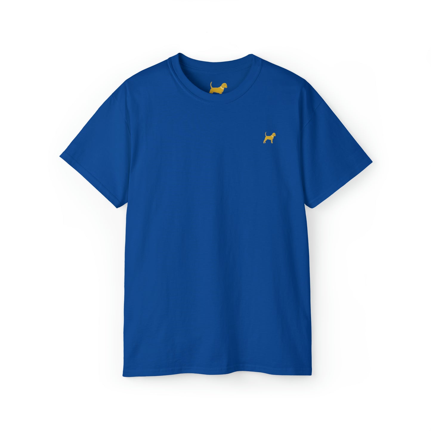 Unleashed Life Little Yellow Dog Cotton Tee with Script
