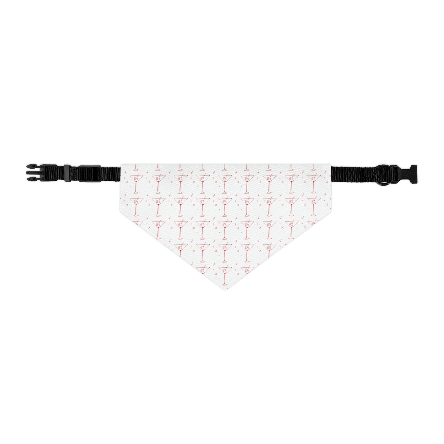 Unleashed Life Dog Martini Patterned Bandana