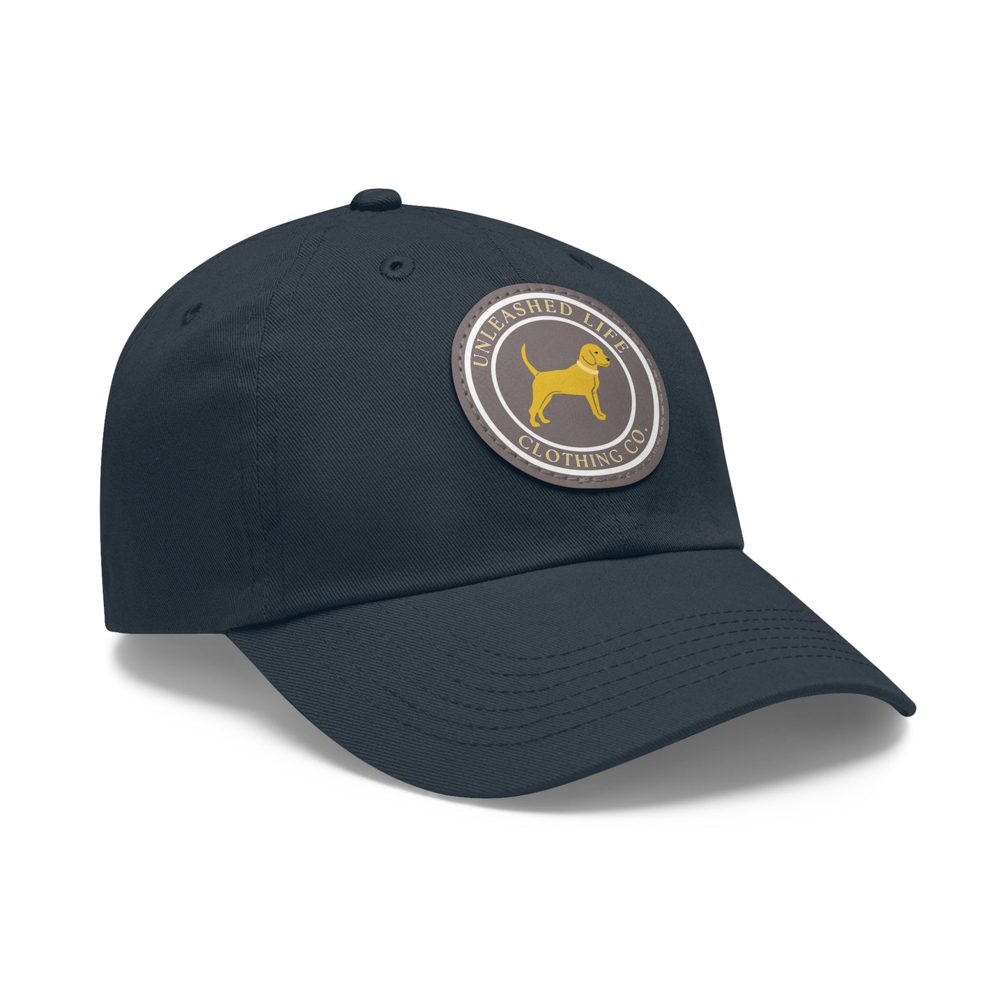 Unleashed Life Dad Hat with Leather Patch