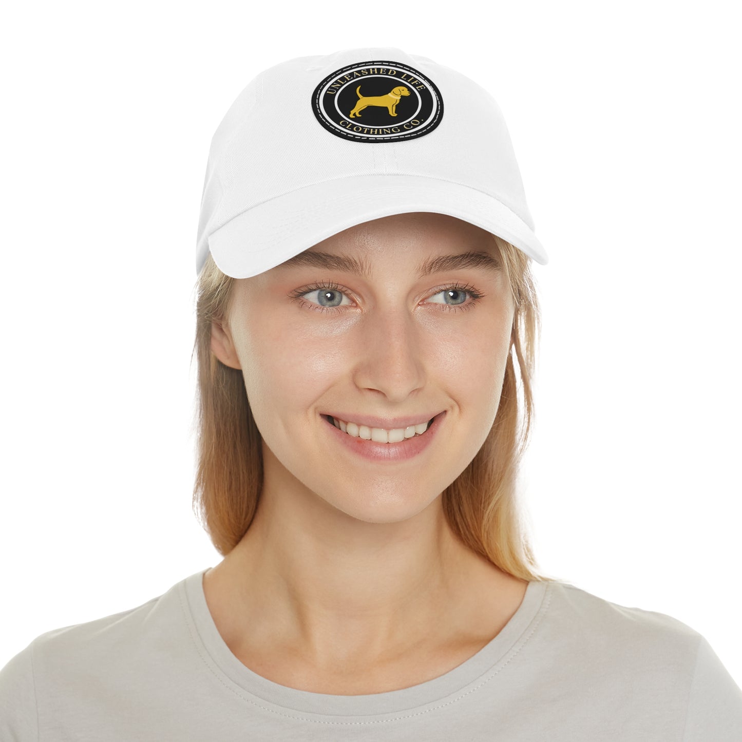 Unleashed Life Dad Hat with Leather Patch