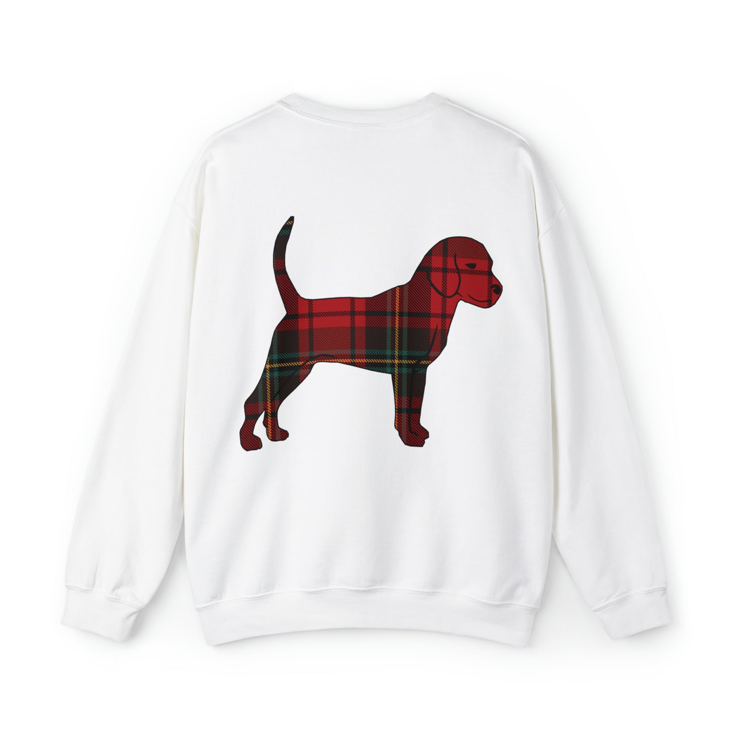 Unleashed Life Holiday Flannel Little Dog Crewneck