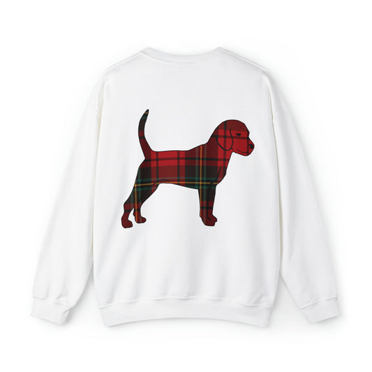 Unleashed Life Holiday Flannel Little Dog Crewneck