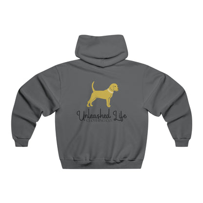 Unleashed Life Little Yellow Dog Hoodie with Script